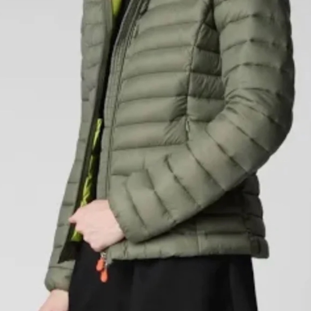 Save the duck Woman's Puffer Jacket Carly in Swamp Green size 5/L